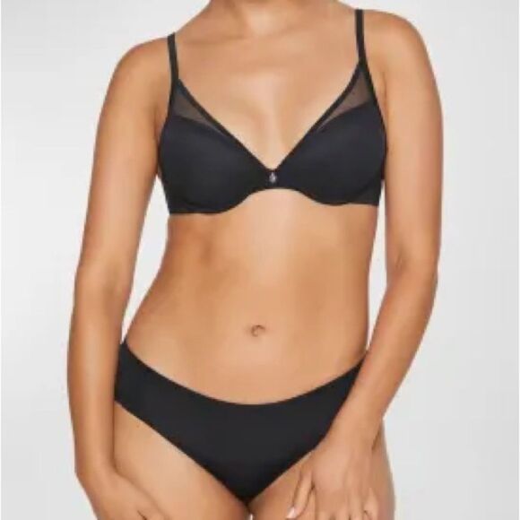 ThirdLove Black 24/7 Classic Contour Plunge Bra - Picture 2 of 2